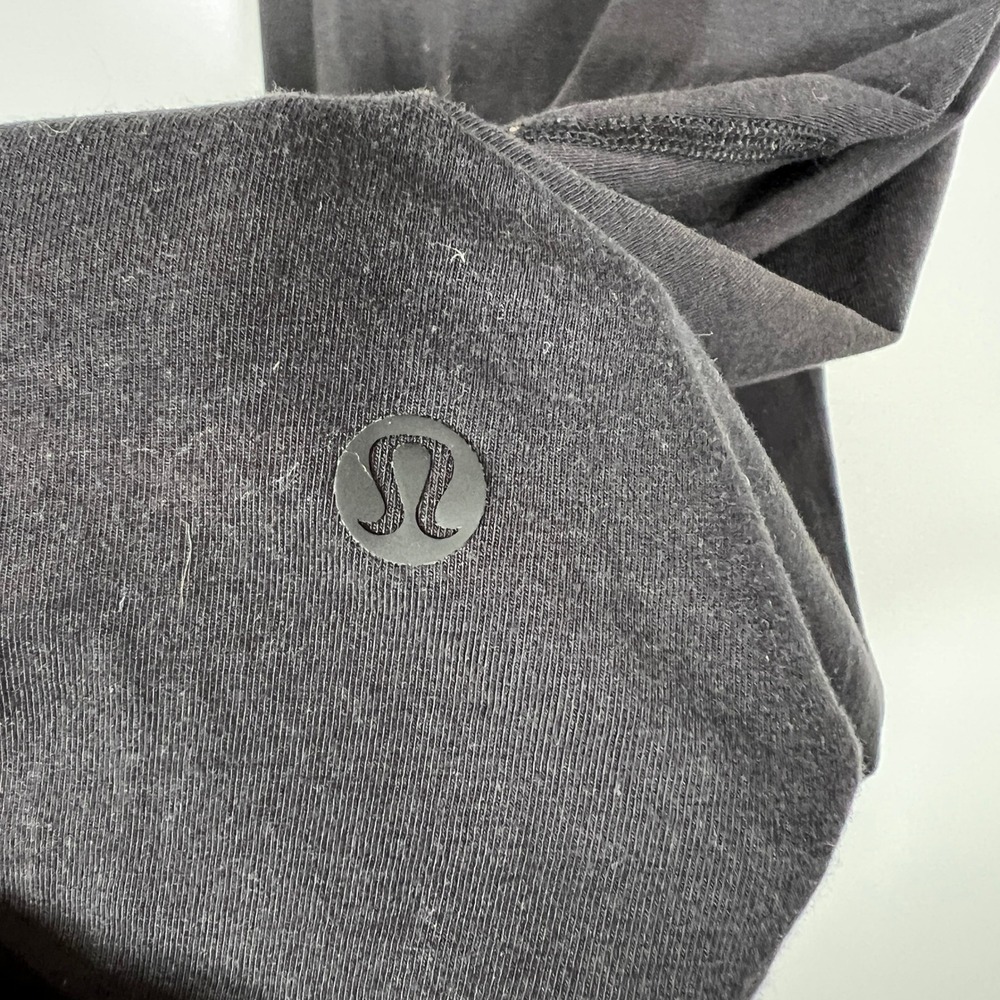 Lululemon Black‎ Twist Back Racerback Tank Top Open Back Activewear Womens - Picture 2 of 6